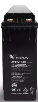 Vision Agm-Akku CT12-150X 12v 150Ah/10h - AGM ajovoima- ja teollisuusakut - 8891 - 1