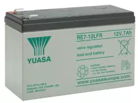 Yuasa Agm-akku 12V 7Ah RE7-12LFR - AGM ajovoima- ja teollisuusakut - 21234761 - 1