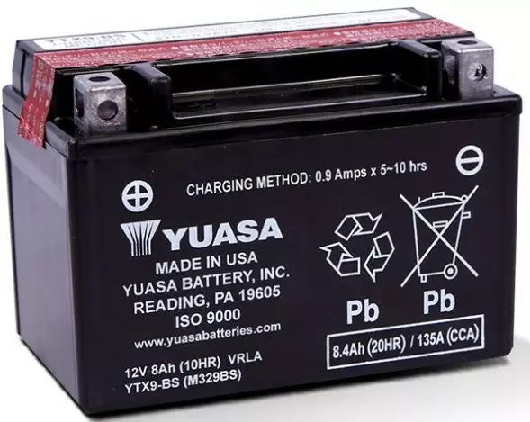 Yuasa Mp-Akku YTX9-BS 12V 8,4Ah - AGM MP- ja kelkan akut - 5050694001871 - 1