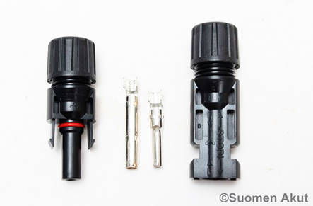 Aurinkopaneeliliitin uros ja naaras MC-4 - Liittimet ja tulpat - 02154212 - 1