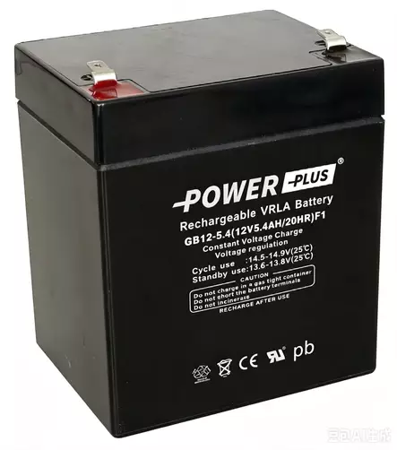 Power Plus Agm-akku 12V 5.4Ah - AGM ajovoima- ja teollisuusakut - 211902 - 1