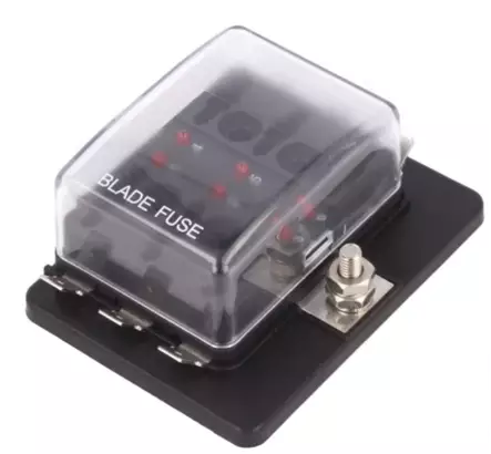 Sulakepesä autosulakkeille 6-paikkainen - Sulakkeet - 670002 - 1