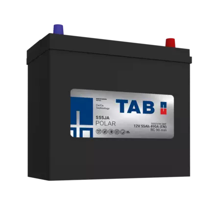 TAB käynnistysakku Polar S S55JA 12V 55Ah 540A(EN - Tab käynnistysakut - 3838807030572 - 2
