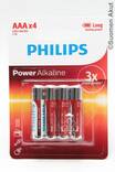 Philips alkaliparisto 1,5V AAA 4kpl bl - AAA alkaliparistot - 6959033840012 - 1
