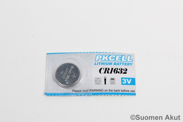 CR1632 3V Lithiumparisto 1kpl Blist-C5PK - CR1632 3V lithiumparistot - 6942449560612 - 1