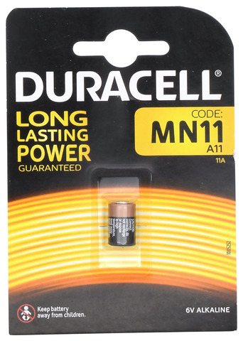 Duracell Alkaliparisto 11A 6V 1kpl bli. - 11A alkaliparistot - 5000394015142 - 1