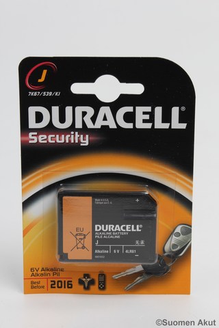 Duracell Alkaliparisto 6V J 4LR61 - J/4LR61 alkaliparistot - 5000394767102 - 1