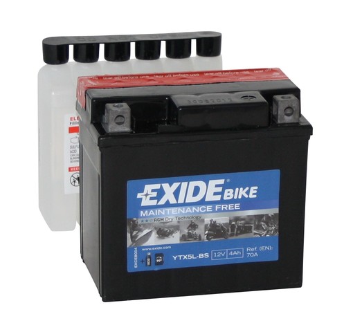 Exide Mp-Akku ETX5L-BS 12V 4Ah 70A(En) - AGM MP- ja kelkan akut - 3661024033732 - 1