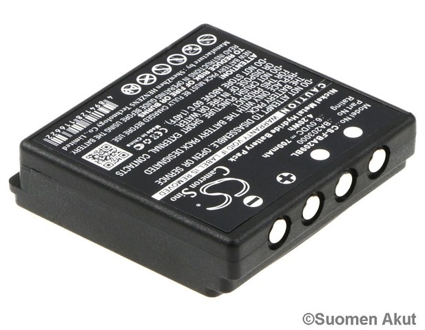 HBC Akku 6v 700mAh Nimh BA209000 - Kauko-ohjainakut - 4894128116622 - 1