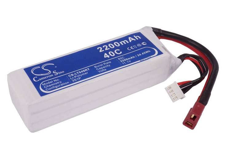Li-polymer akku 11.1v 2200mah 40C - Li-polymer kennot/akut - 4894128084372 - 1