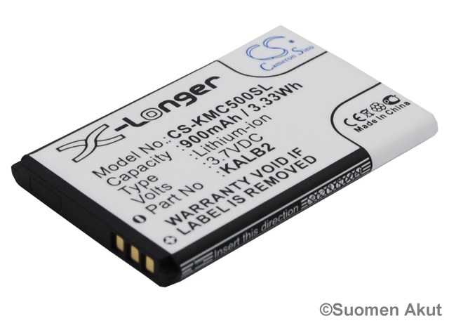 Maxcom M55 3.7V 900mAh Liion - Muiden merkkien puhelinakut - 4894128097112 - 1