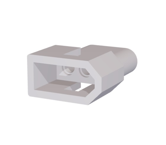 Molex Puristusliittimenkotelo 3.68 mm 2P - Teollisuusliittimet - 99962 - 1