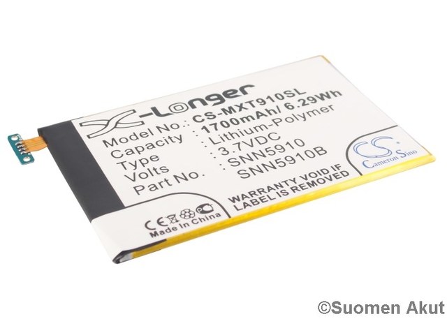 Motorola XT910 puhelimen tarvikeakku CS - Motorola kännykän akut - 4894128075042 - 1