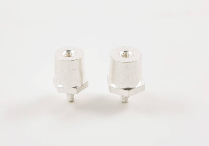 Napa-adapteripari + ja - 6mm kierteelle - Akkukengät - 35052 - 1