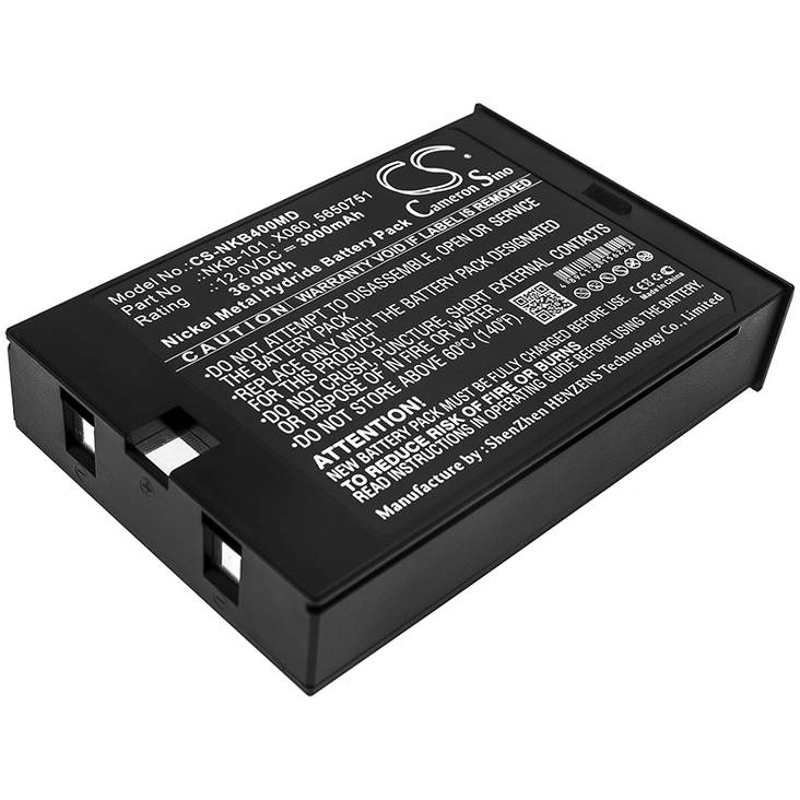 Nihon Kohden BSM-4000 akku 12v 3000mAh - Hyvinvointi- ja terveysakut - 4894128156222 - 1