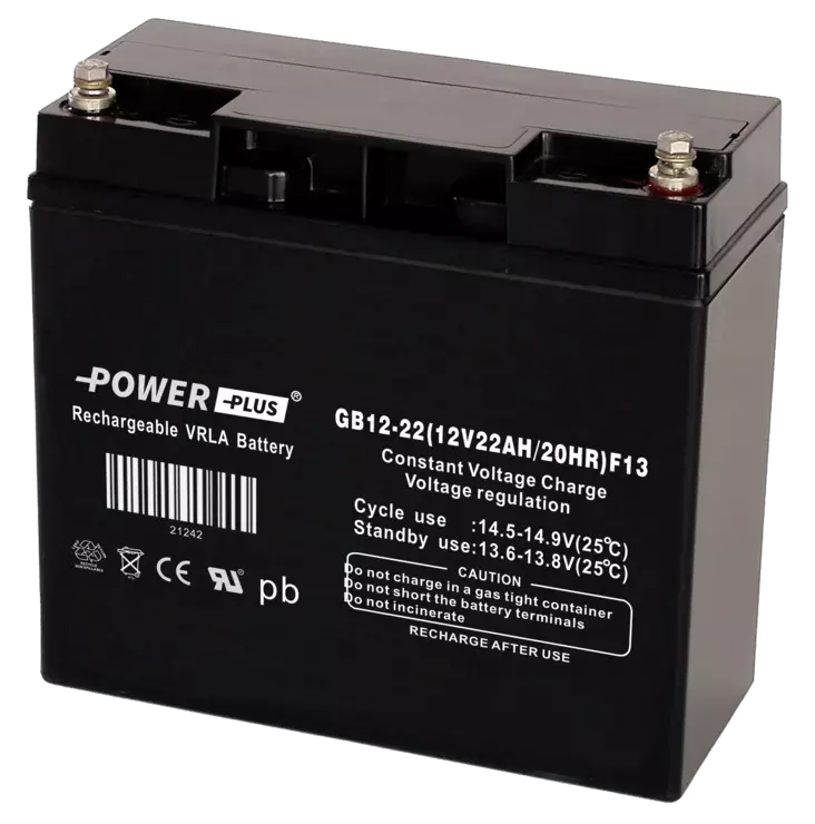 Power Plus Agm-akku 12V 22Ah M5 - AGM ajovoima- ja teollisuusakut - 21242 - 2