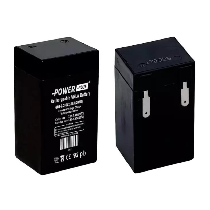 Power Plus Agm-akku 6V 2,3Ah - AGM ajovoima- ja teollisuusakut - 2102 - 1