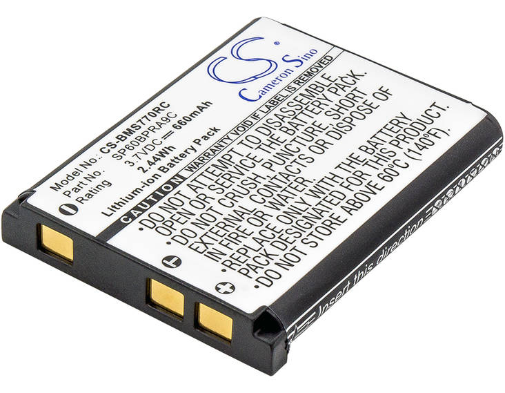 Sony SP60 akku 3,7V 660mAh Li-ion - Sony käynnykän akut - 4894128067832 - 1