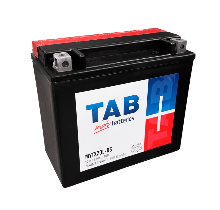 TAB Mp-Akku YTX20L-BS/MYTX20L-BS 12V 18Ah 240A - AGM MP- ja kelkan akut - 8435336180492 - 3