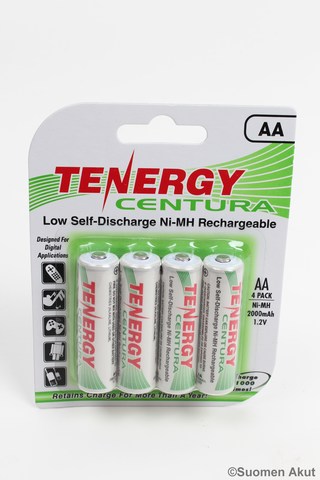 Tenergy AA Ready To Use 1.2v 2000mah - AA & AAA Akut ja kennot - 844949020572 - 1