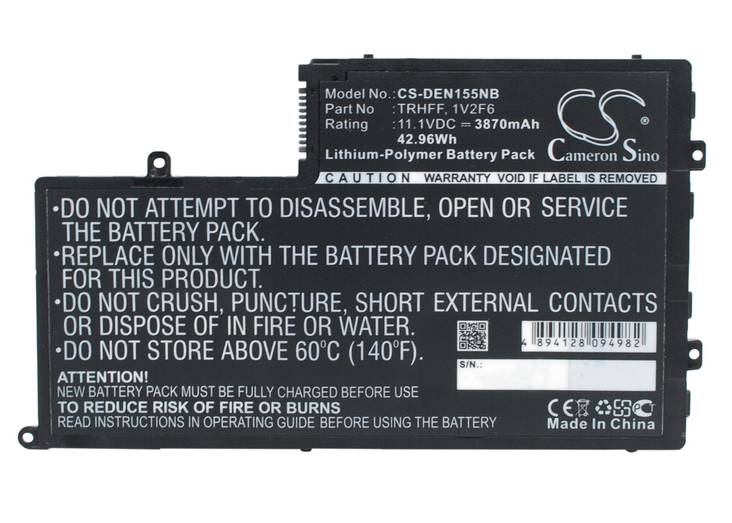 Tietokoneen Akku Dell 11.1V 3870mAh(408) - Dell kannettavan akut - 4894128094982 - 1