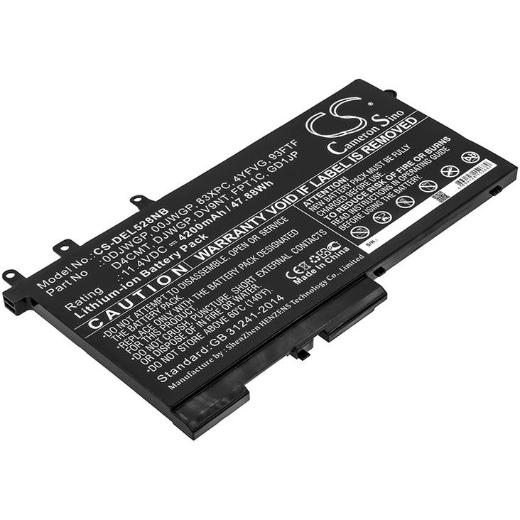 Tietokoneen Akku Dell 11.4V 4200mAh(386) - Dell kannettavan akut - 4894128152682 - 1