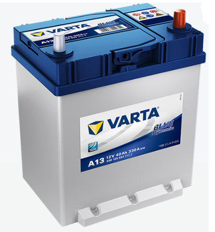 Varta Blue Dynamic A13 12V 40Ah 330A - Varta käynnistysakut - 4016987142752 - 1