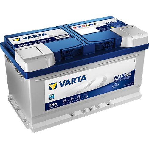 Varta Blue Dynamic EFB E46 12V 75Ah 730A - Varta käynnistysakut - 4016987144572 - 1