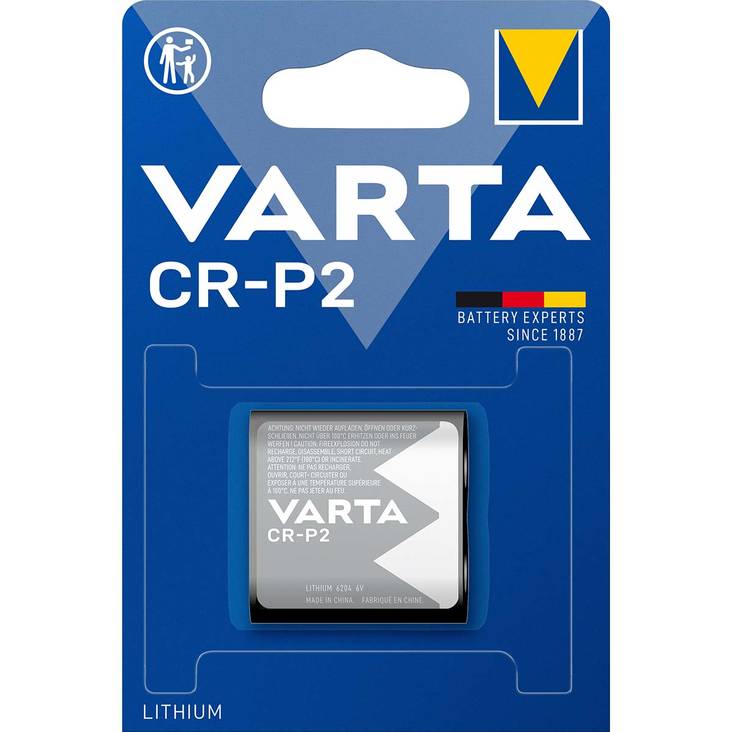 Varta Lithiumparisto CR-P2 6V - 6V Lithiumparistot - 4008496537242 - 1
