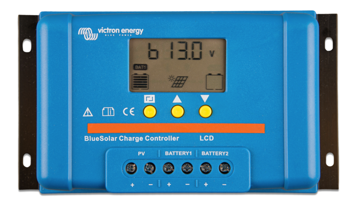 Victron BlueSolar PWM-LCD&USB 12/24V 5A - Aurinkopaneelisäätimet PWM - 87190124312 - 1