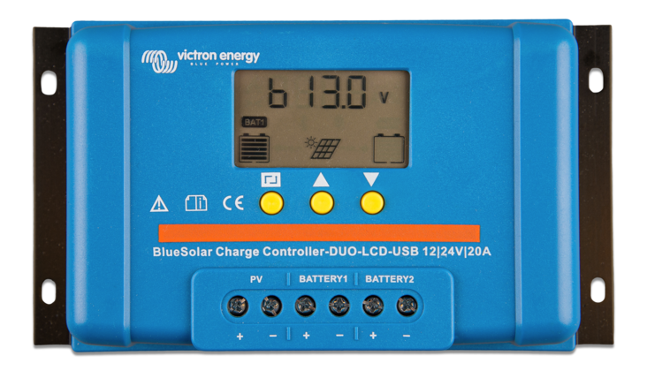 Victron BlueSolar PWM DUO-LCD&USB 20A - Aurinkopaneelisäätimet PWM - 877457432 - 1