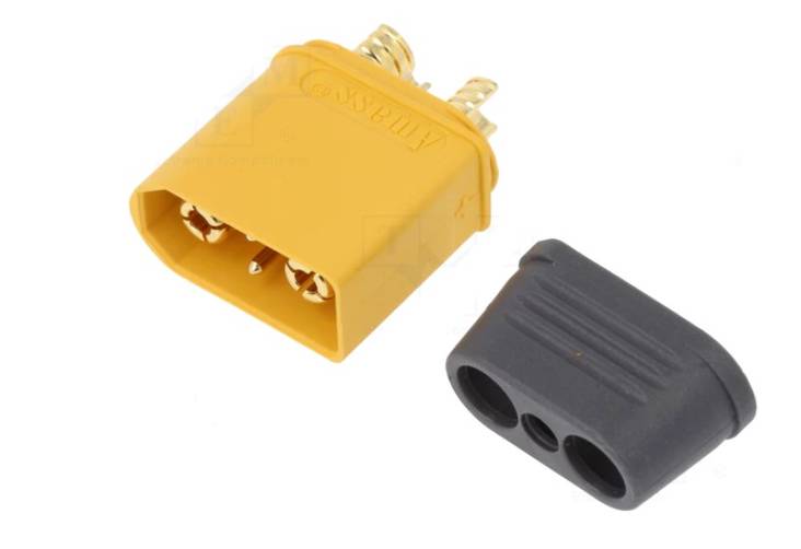 XT90i Uros liitin 500V/40A - Virransyöttöliittimet - 11972 - 1