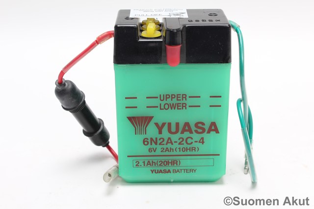 Yuasa Mp-Akku 6N2A-2C-4 6V 2,1Ah - MP- ja kelkan korkilliset vakioakut - 5050694005152 - 1