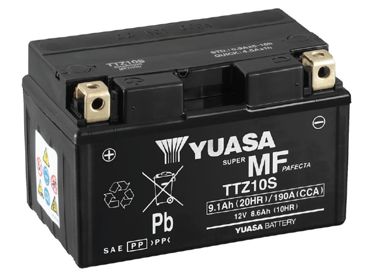 Yuasa Mp-Akku TTZ10S 12V 8.6Ah/10HR - AGM MP- ja kelkan akut - 5050694011412 - 1