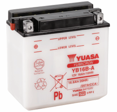 Yuasa Mp-Akku YB16B-A 12V 16Ah/10hr - MP- ja kelkan korkilliset vakioakut - 5050694005572 - 1