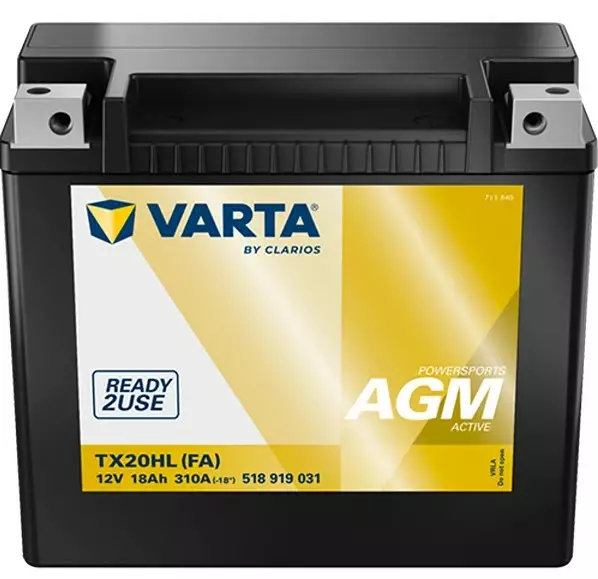 Varta Mp-Akku TX20HL (FA)12V 18Ah310A(En - AGM MP- ja kelkan akut - 4016987169612 - 1