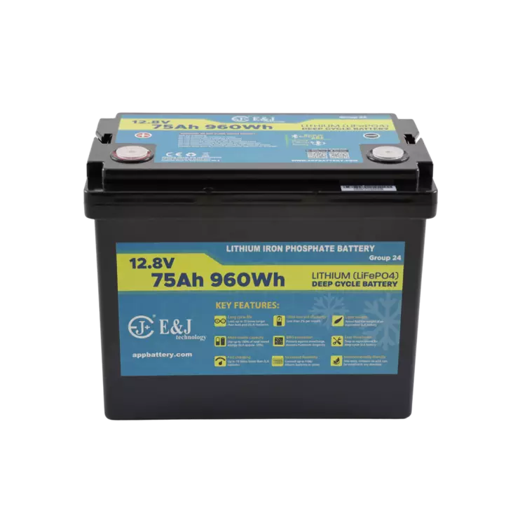 E&J 1275HBT Li-ion akku12,8V75Ah - Li-ion ajovoima- ja teollisuusakut - 14752662 - 3