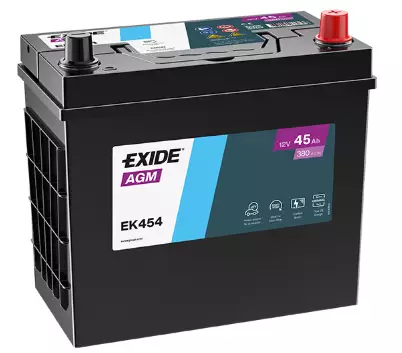 Exide agm akku EK454 12V 45Ah - Exide käynnistysakut - 3661024038072 - 1