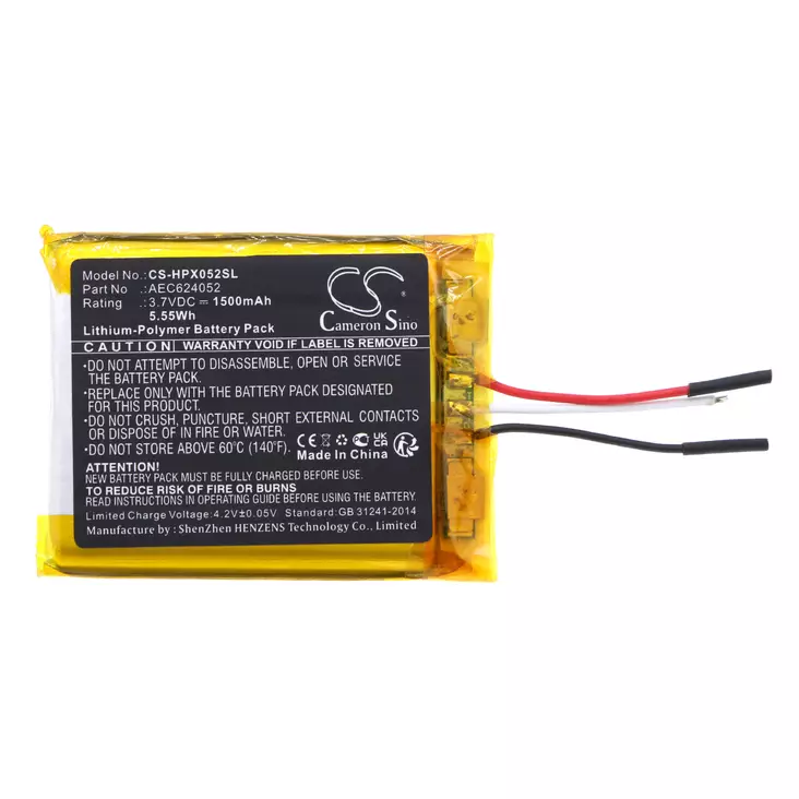 HyperX tarvikeakku 3.7V 1500mAh CS - Langattomien kuulokkeiden akut - 4894128194972 - 1