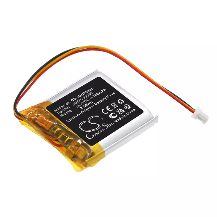 JBL tarvikeakku 3.7V 610mAh Li-polymer - Langattomien kuulokkeiden akut - 4894128195702 - 1
