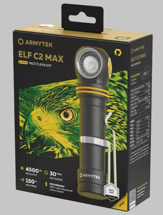 Otsavalo ArmyTek ladattava Elf C2 Max - Otsavalot - 6957713005782 - 1