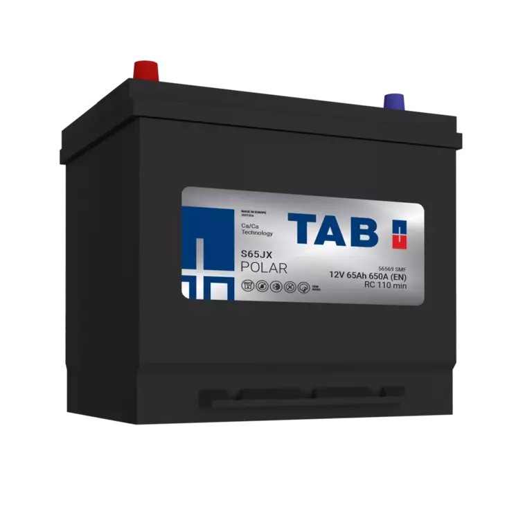 TAB käynnistysakku Polar S S65JX 12V 65Ah 650A(EN - Tab käynnistysakut - 3838807030602 - 2