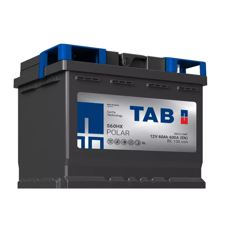 TAB Polar 12V 60Ah S60HX 600A(EN) - Tab käynnistysakut - 3838807043022 - 2