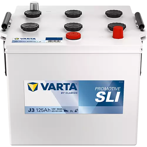 Varta Promotive J3 12V 125Ah 950A (EN) - Varta käynnistysakut - 4016987129142 - 1