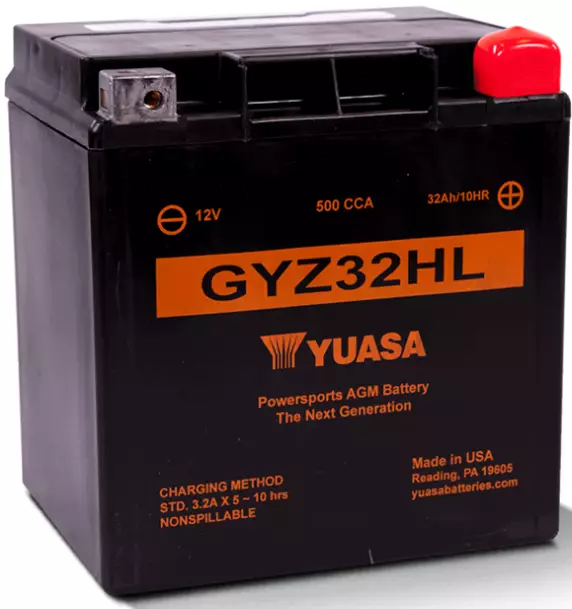 Yuasa Mp-Akku GYZ32HL 12V 32Ah 500A CCA - AGM MP- ja kelkan akut - 048493750002 - 1