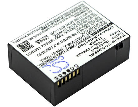 Cipherlabl CP50 Akku 3,7v 3300mAh Liion - Viivakoodinlukija-akut - 4894128127833 - 2