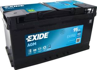 Exide Agm -akku 12v 95Ah 850A (En)EK950B - Exide käynnistysakut - 3661024035743 - 1