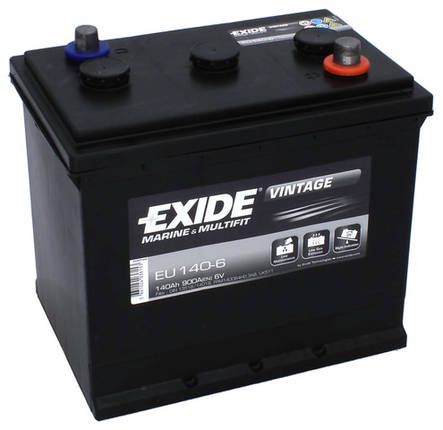 Exide EU140-6 akku 6V 140AH - Exide käynnistysakut - 3661024036153 - 1
