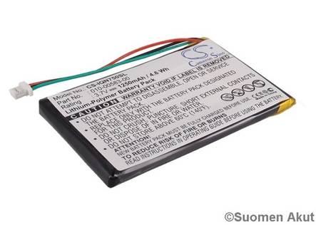 Garmin Nuvi 750 GPS-akku 3.7v1250mAh - Garmin navigaattorin akut - 4894128029373 - 1