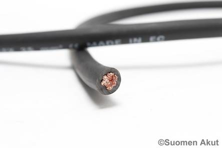 Kaapeli 25mm2 musta 1metri Hiflex - Kaapelit - 4711996613 - 1